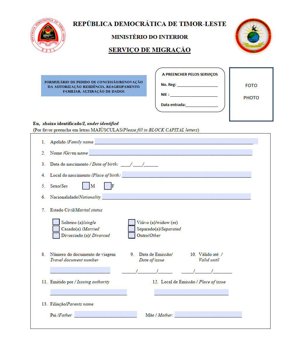 Application  Residence Permit pdf thumbnail
